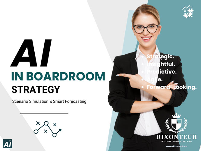 AI in Boardroom Strategy -Scenario Simulation & Smart Forecasting